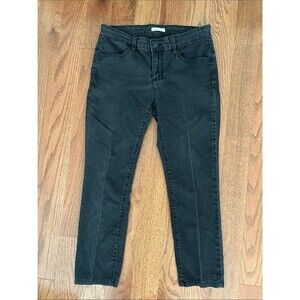 Eileen Fisher Black Skinny Cropped Jeans Jegging Size 6